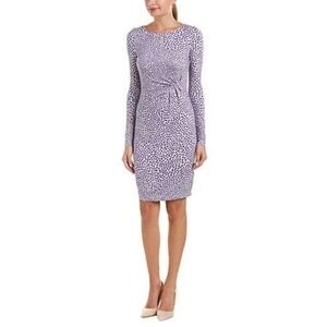 NWT St. Emile Hugo Amethyst Dress Women's Sz 8 Purple Gray